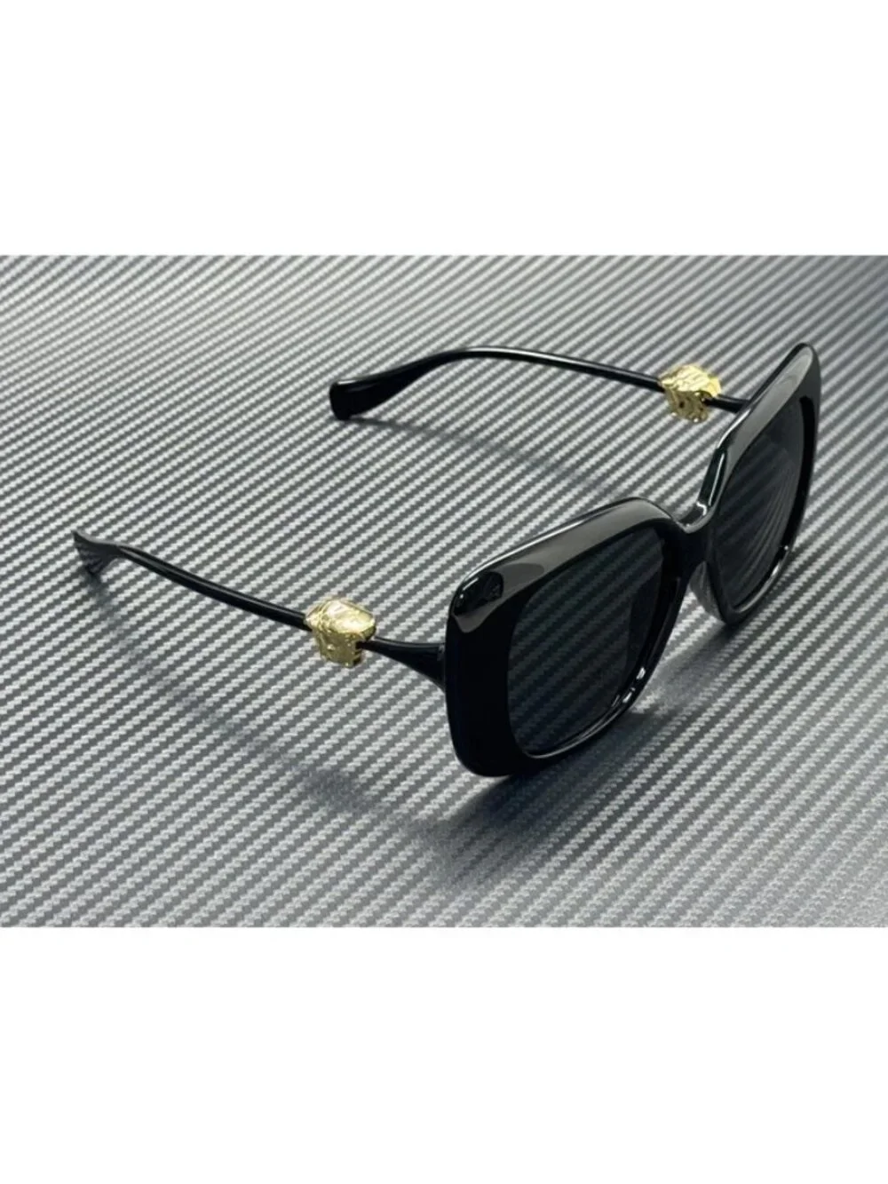 New Versace Women Black Sunglasses 57-14-140
